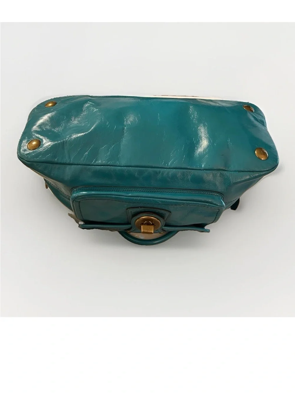 Coach Legacy Francine Satchel, Wallet Set, Turquoise Patent Leather Ltd. Ed 2008